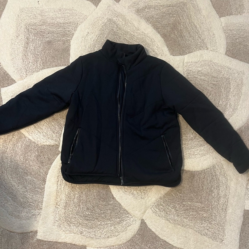Three Dots Quilted Knit Jacket